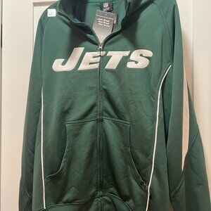New York Jets Full-Zip Track Jacket - NFL Green - Men’s L (NWT)